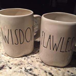 Rae Dunn Mugs Think & Wisdom