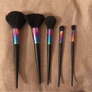 rainbow makeup brushes