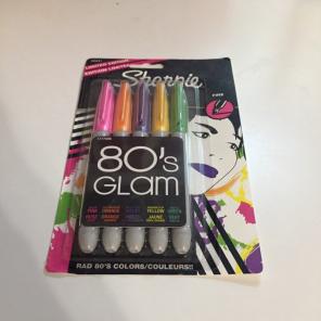 New Sharpie Marker 80's Glam Pack
