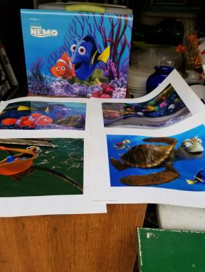 Disney Finding Nemo 4 Lithograph Set