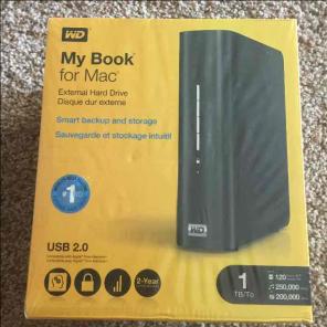 WD my book external Hard drive for MAC