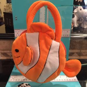 Clown Fish Velour Kids Purse Like Nemo