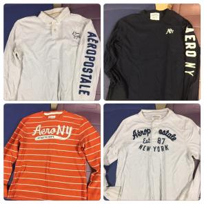 10 Aeropostale Long Sleeve Mens Tops