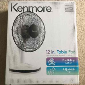 Brand new Kenmore table fan