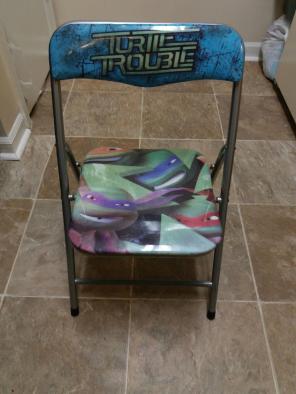 Childs Teenage mutant folding chair