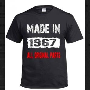 "Made in 1967" 50th Birthday T-Shirt