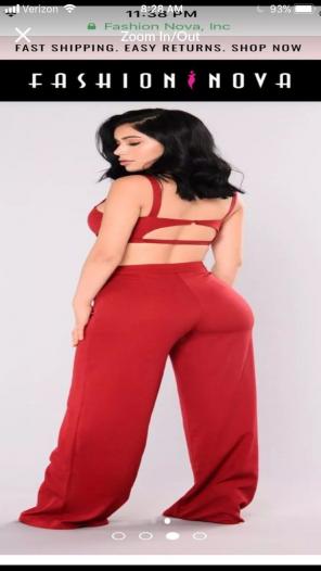Fashion nova Burgundy set