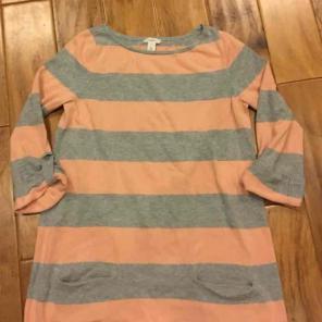 Nordstrom Carlson Knit a Tunic pink grey