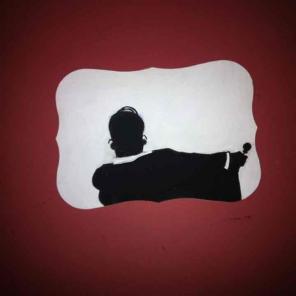 Homer Simpson Mad Men Wall Art