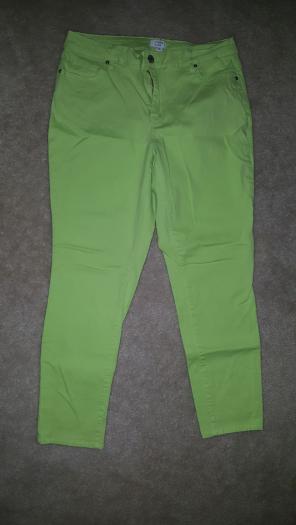 Lime green casual pants sz 14