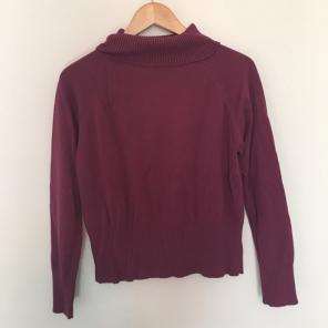 Purple Turtle Neck Sweater