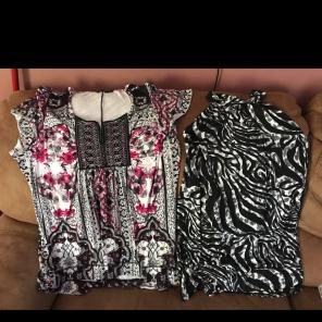 Plus Size Dress Sexy Shirts Size 2X