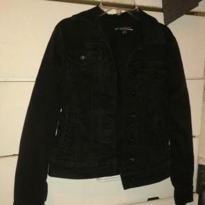 Faded Black Jean Jacket X-Small