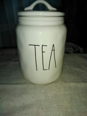 Rae Dunn Tea Cansiter