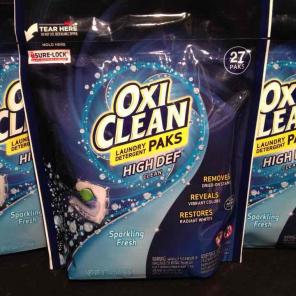 186 PODS Of Oxi Clean Laundry Detergent