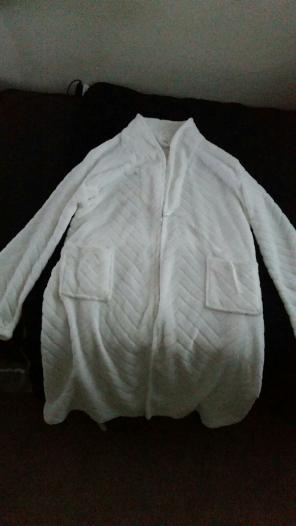 White bath robe