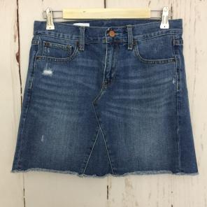Gap Frayed Jean Skirt