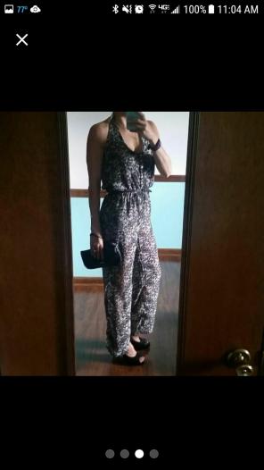 Pace Pattern Halter Jumpsuit