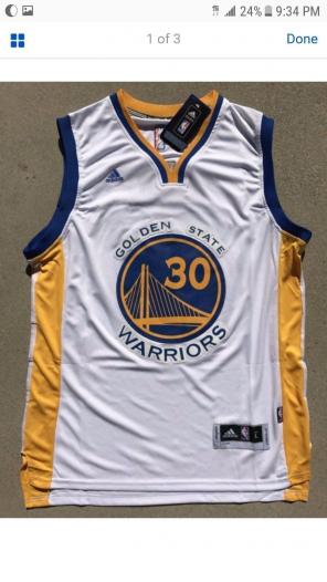 New Golden State Warrior Stephen size M