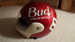 Budweiser Motorcycle Helmet (Full Sz Lg)