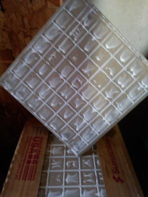 White tiles