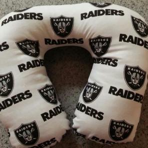 Oakland Raiders Neck Pillow