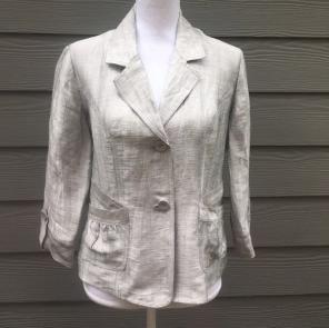 Chico's Linen Blend Jacket