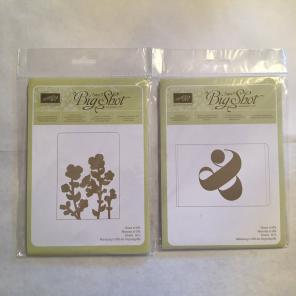 Stampin Up Sizzix Embossing Folder Lot 2