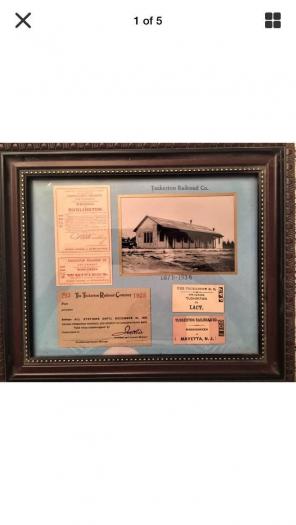 Vintage Tuckerton NJ, Penn RR Tickets