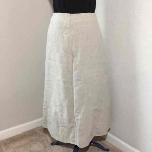 NWT Appleseed's Beige Linen Full Skirt
