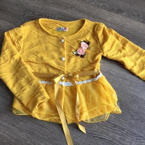 Mustard Cardigan 4t EUC