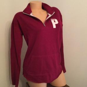VS PINK QUARTER ZIP