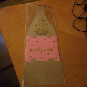 Bridesmaid Wine Lable