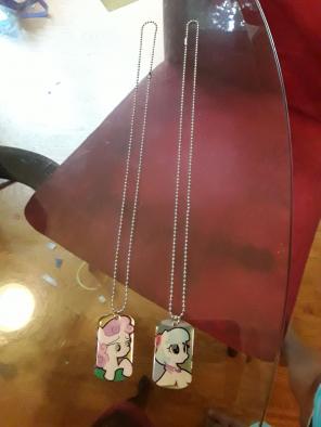 2 My Little Pony Dog Tags