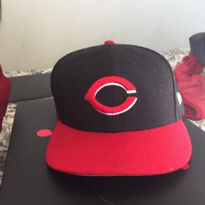 Black And Red C Hat