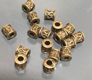 Gold Bronze Beads