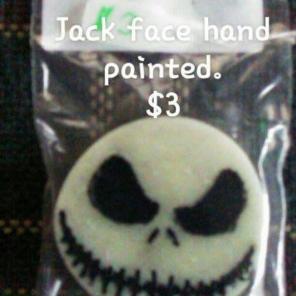 Resin peice Jack hand painted magnet