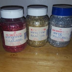 Non tarnish glitter 1lb each