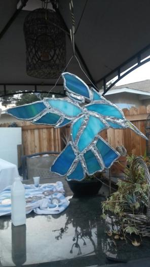 Stained Glass hummingbird