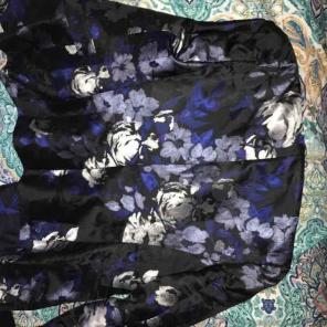 Metallic Grey & Blue printed Tux