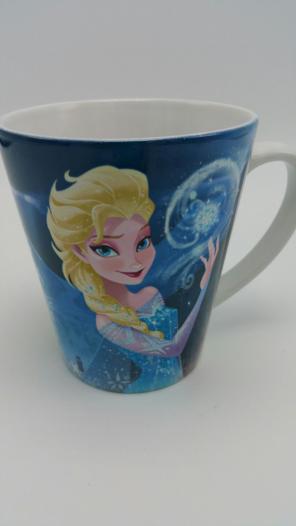 2 sided Frozen Princess Elsa coffee cup