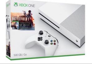 XBOX ONE S 500GB WITH BATTLEFIELD 1