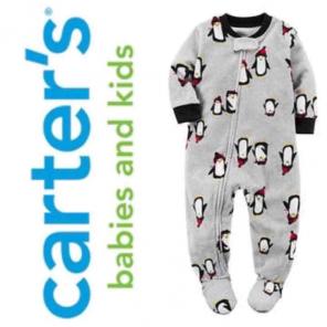 Carter's 2T footed fleece penguin pajama