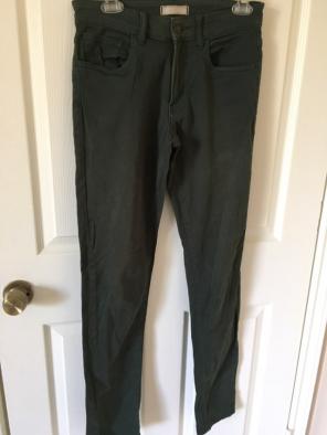 uniqlo dark green pants