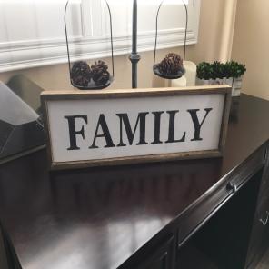 Family Wooden Sign