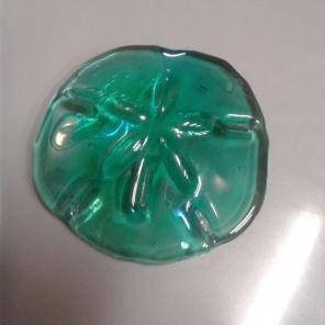 Handmade Glass Sand Dollar