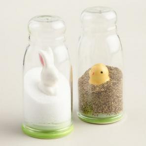 Bunny and Chick Salt and Pepper Shakers