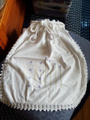 EMBROIDERED LAUNDRY BAG