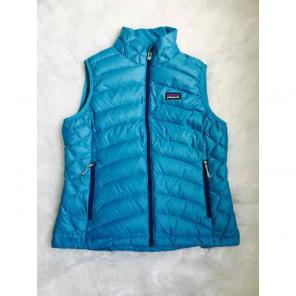 Patagonia aqua blue puffer vest S