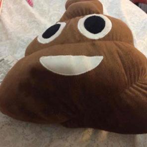 Poop pillow emoji
